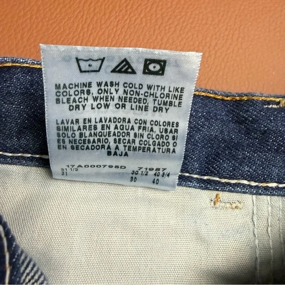 Rustler Jeans 30x32 Straight Leg Blue Indigo Denim Jeans - Picture 5 of 5